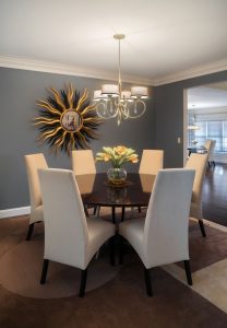 dining room teal